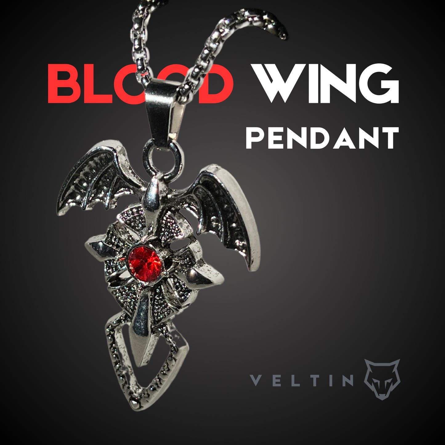 Blood Wing Men's Chain-Pendant