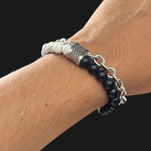 Dual Force Chain Men's Bracelet