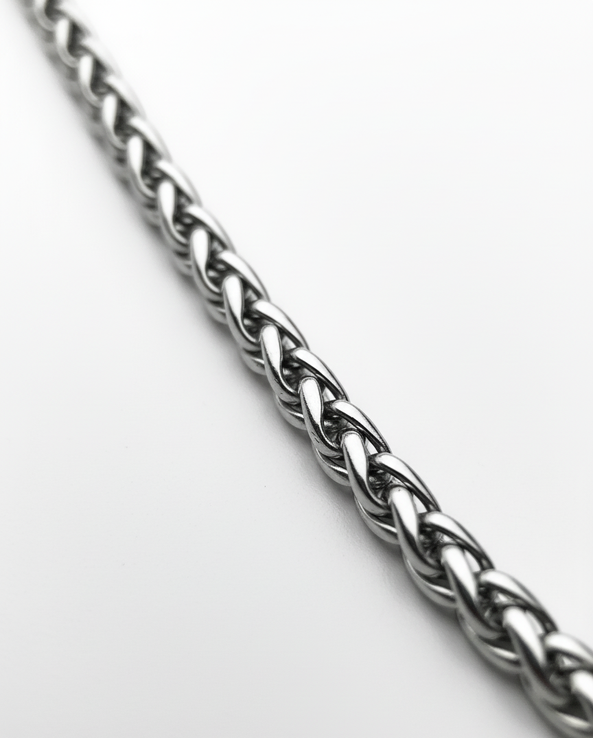 Foxtail chain Silver Edition