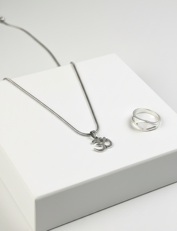 Om Pendant Silver Edition