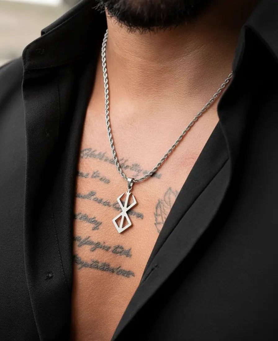 Berserk Pendant With Rope Chain