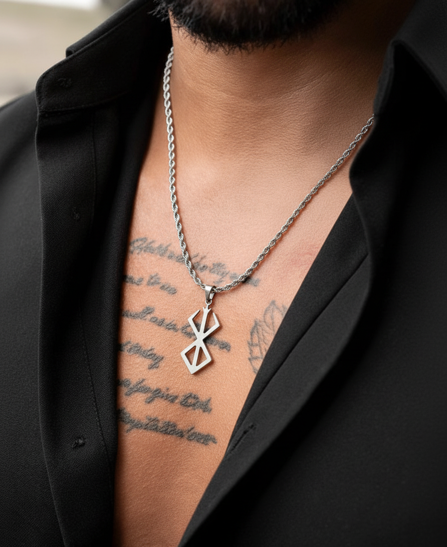 Berserk Pendant With Rope Chain