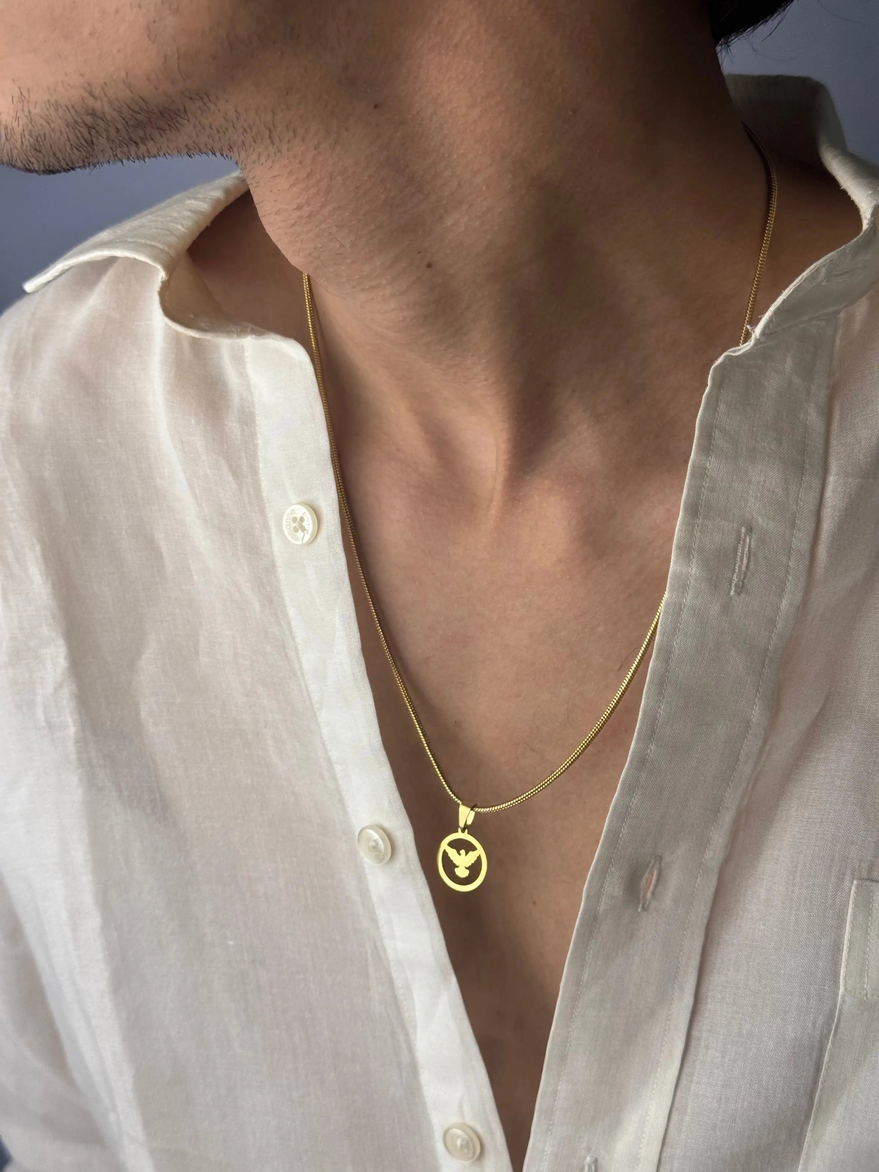 Aero Pendant Gold