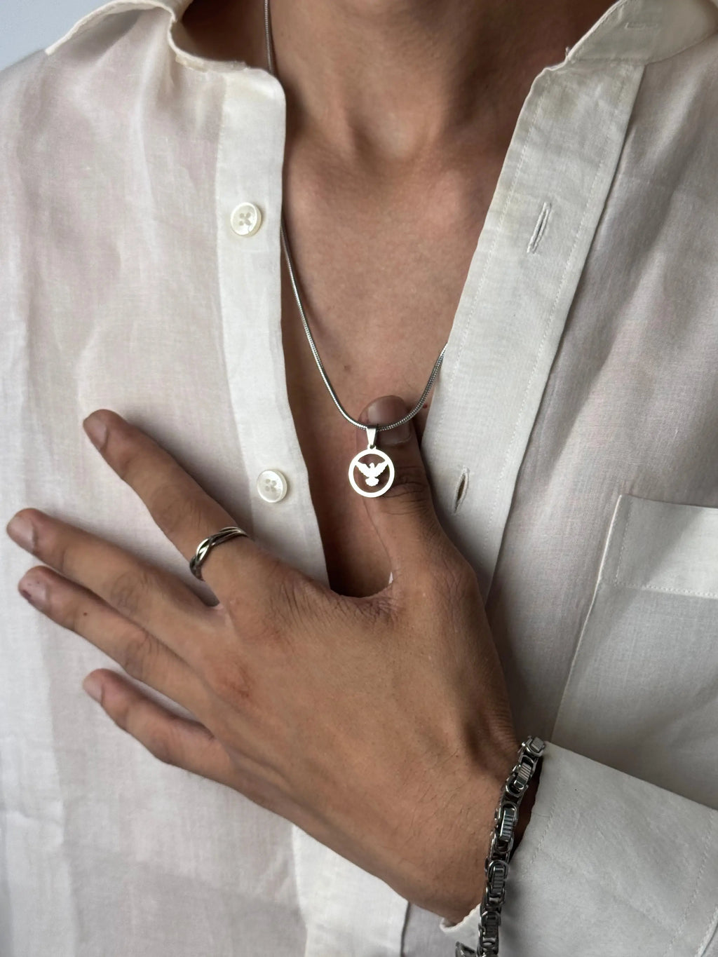 Aero Pendant Silver