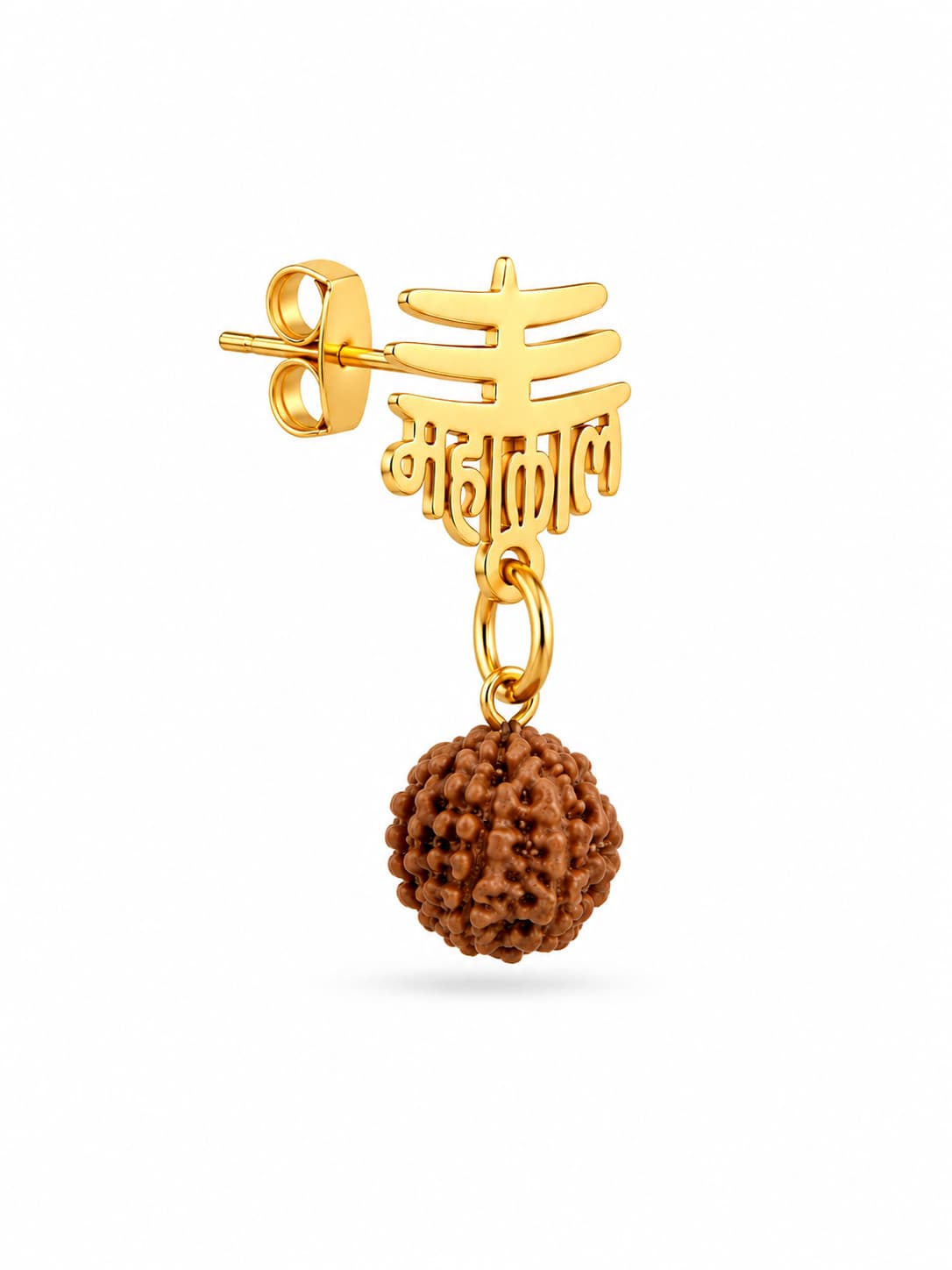 Rudra Kaal Ear Stud Gold