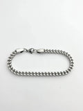 Silver Square Link Bracelet
