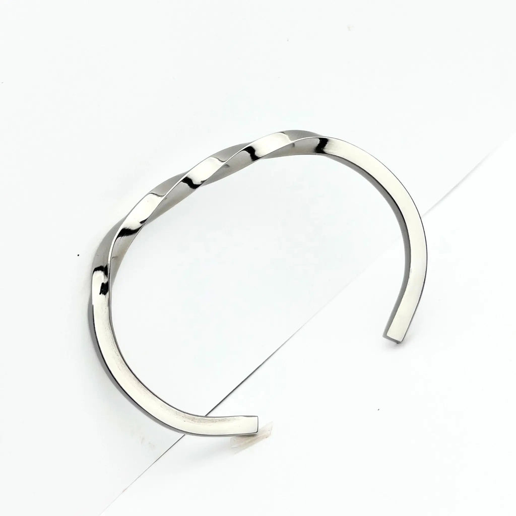 Helios Arc Cuff - Silver
