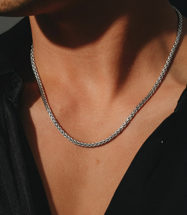 Foxtail chain Silver Edition